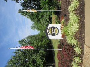 Stafford Lakes sign