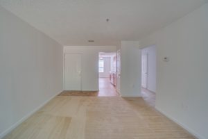 living space and hallway