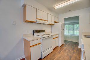 Stafford Lakes Apartments kitchen - white
