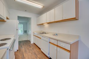 Stafford Lakes Apartments kitchen - white