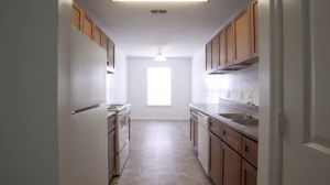 dark kitchen
